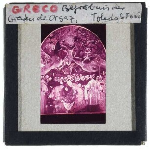 Greco, Begräbnis des Grafen von Orgaz (Toledo S.Tomé)