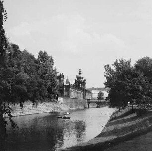 Serie zu: Dresden. Zwingerteich : Dresden-Altstadt, Zwingerteich