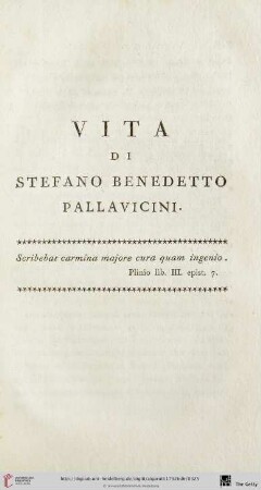 Vita di Stefano Benedetto Pallavicini