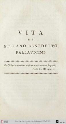 Vita di Stefano Benedetto Pallavicini