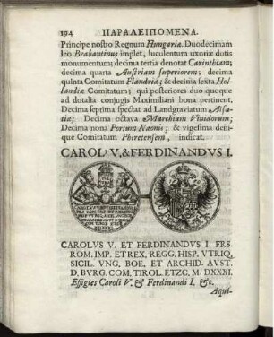 Carolus V. & Ferdinandus I.