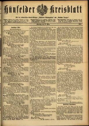 Ausgabe vom Dienstag, den 19. März 1912.