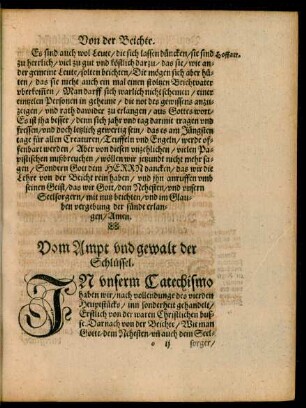 Vom Ampt und gewalt der Schlüssel.