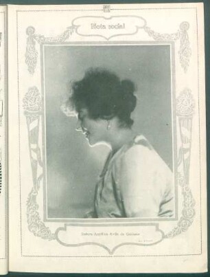 Nota social : Señora Angélica Ávila de Carrasco - [Fotografía]