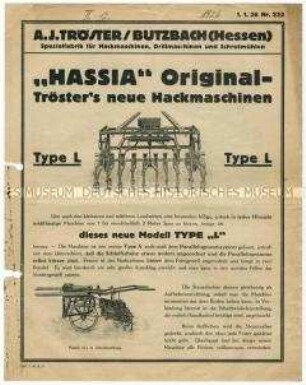 Hackmaschine Modell "L"