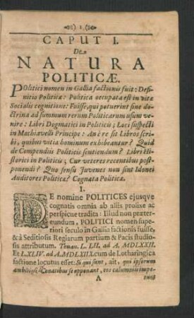 Meditationes Politica