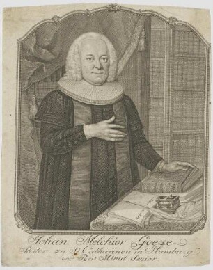 Bildnis des Johan Melchior Goeze