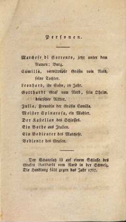 Das Bild : Trauerspiel in fünf Akten : mit einem Titelkupfer