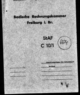 Amt für Soforthilfe Wolfach
