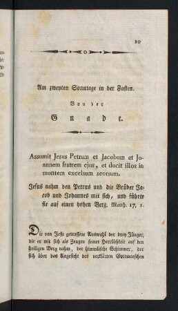 105-131, Am zweyten Sonntage in der Fasten.