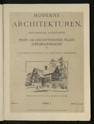 Heft 3. Tafel 32-46.