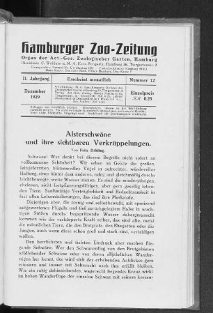 Nummer 12 : Dezember 1929