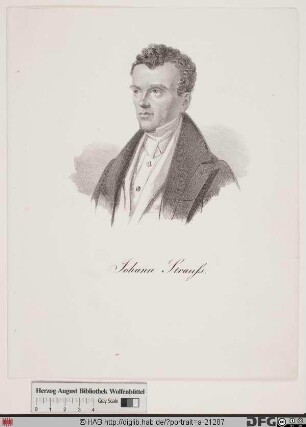 Bildnis Johann (Baptist) "Vater" Strauss