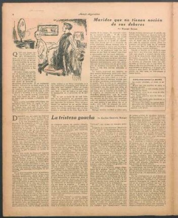 La tristeza gaucha