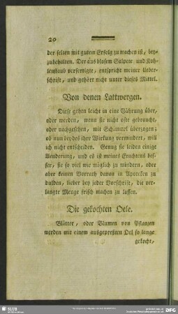 Die gekochten Oele