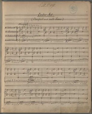 Die Walküre : [Historisches Aufführungsmaterial der Bayerischen Staatsoper], 1. Partitur