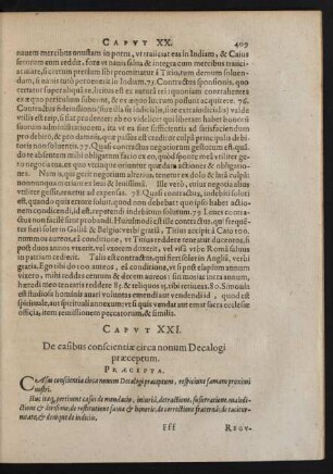 Capvt XXI. De casibus conscientiae circa nonum Decalogi praeceptum.