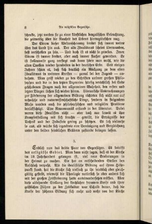 8-11, 5. Die religiösen Gegensätze