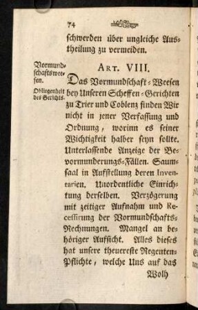 74-81, Art. VIII.