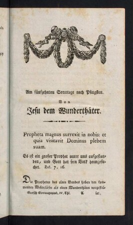 1-30, Am fünfzehnten Sonntage nach Pfingsten.