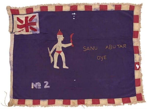 Asafo-Fahne: Safohen "Sanu Abutar Oye"